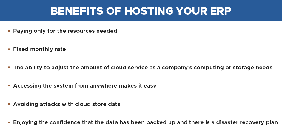 benefits of hosting your erp