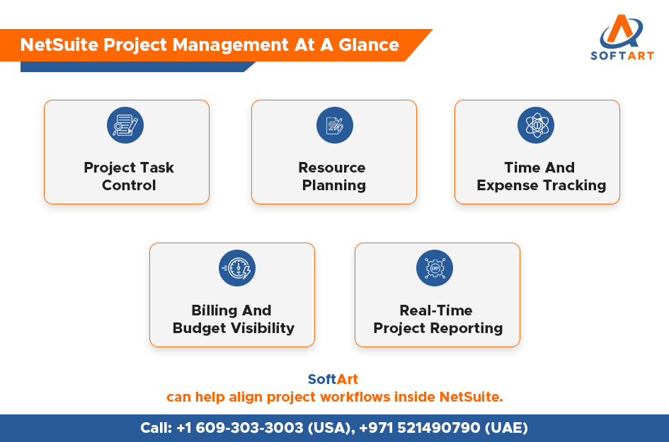 netsuite project management at a glance