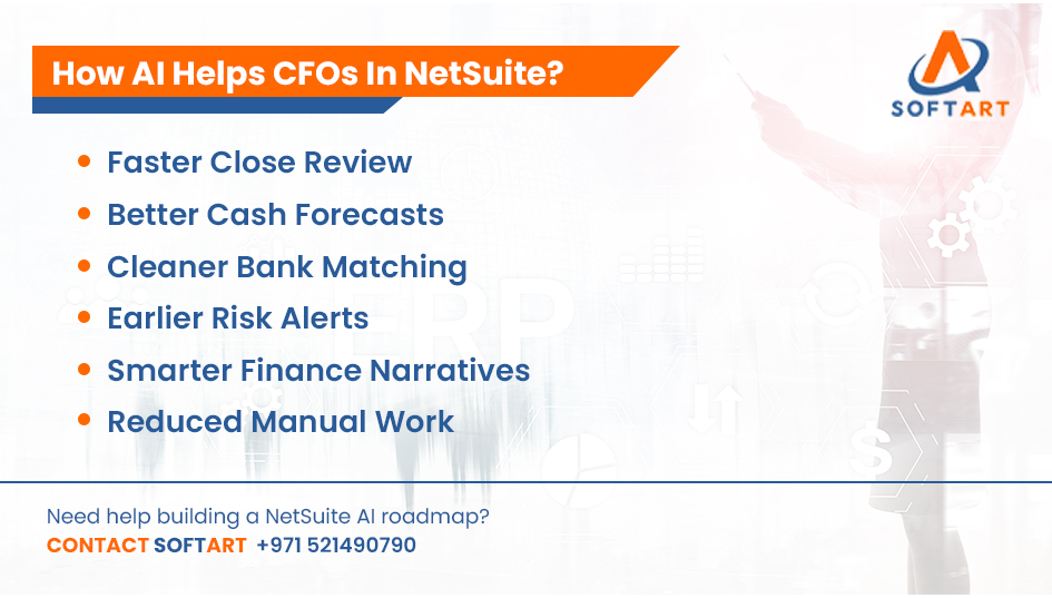 how ai helps cfo in netsuite