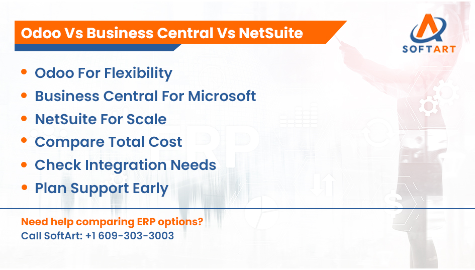 odoo vs business central vs netsuite