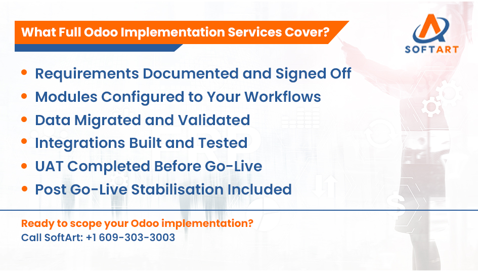 what full odoo implementation services cover
