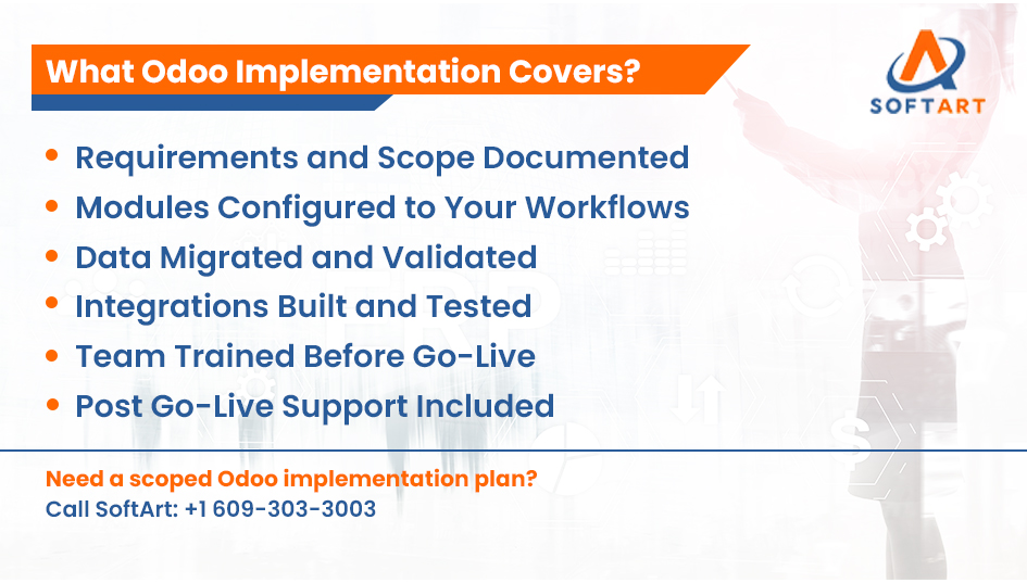 what odoo implementation covers